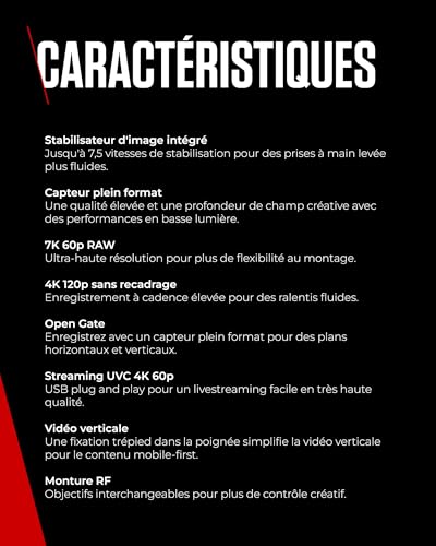 Appareil Photo Hybride Canon 7250C004 – Capteur Plein Format 34,2 MP - vue 10