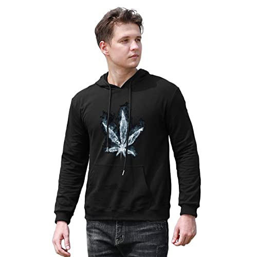 Marijuana Leaf Hoodie Unisex Casual Pullover Hooded Sweatshirts Long Sleeve Pocket For Men Boys Teens,Made In Usa #TOP5