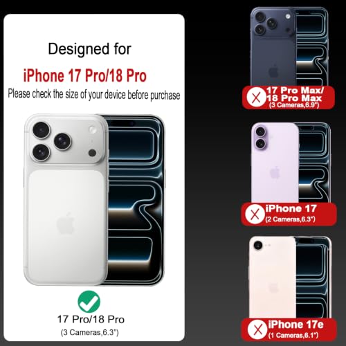 Image of iPhone 18 pro /17 pro Case,Translucent Matte(Light Blue)