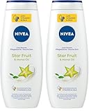 NIVEA Duschgel Starfruit & Monoi oil 500 ml (Packung mit 2)