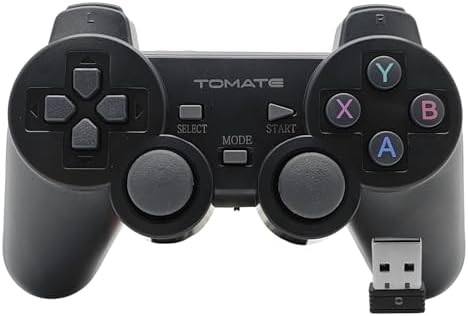 Controle Sem Fio Para Pc Com JoyStick Gamer Analogico USB 2.4G