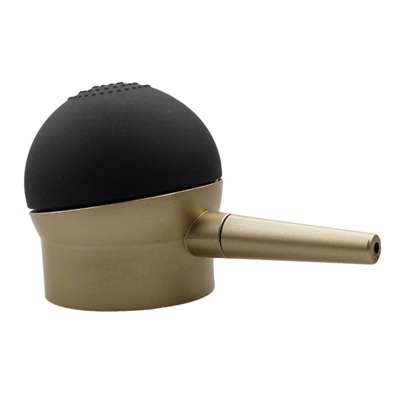 Baluue Gold Plated Hair Thickening Spray Nozzle Easy Application for Hair Building Fibers Salon Supplies Nozzle for Hair Fibers Sprayer