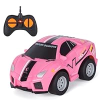 TOPLIVING Remote Controlled Cartoon Police Car from 2 3 4 Years Radio