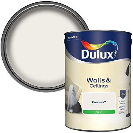 Dulux Light & Space Matt Emulsion Paint For Walls And Ceilings - Absolute White 5 Litres