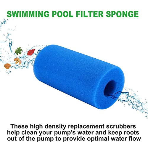 3 Pcs Filtro de Esponja - Filtros de pool reutilizáveis ​​Tipo A,Esponja de filtro de piscina, ferra