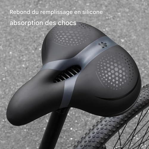 Siège de vélo confortable pour éliminer les douleurs lors de vos sorties longue distance