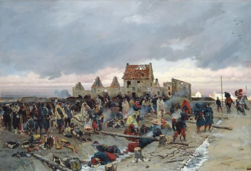 Impression sur Toile Bivouac au Bourget De Neuville pour l'Ambiance de votre Chambre