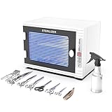 KING&DUKE Nail Tool Sterilizer Machine, 15L Large Capacity UV Sterilizer Cabinet, Sanitizer Box for Esthetician, Nail Salon, Barbers - Professional 360° Disinfection for Home and Commercial Use