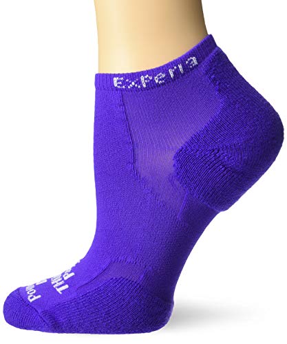 Thorlos Experia XCCU Calcetines para correr, Eléctrica Púrpura, M Unisex Adulto
