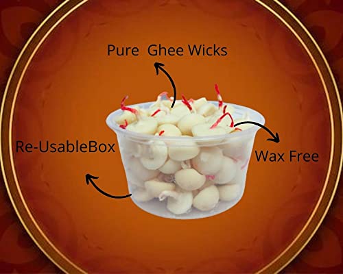 Genx Pure Cow Ghee Mechas Para Velas Pack 100 Pzas miniatura 3