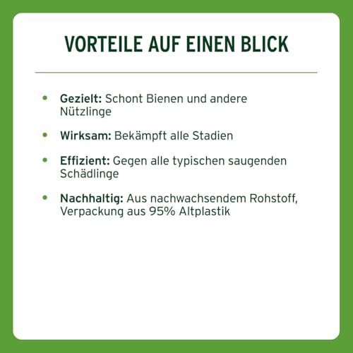 Substral Blattlaus Schädlingsfrei Careo, Natürliches Mittel gegen saugende Pflanzen-Schädlinge wie Blattläuse, 300 ml 5