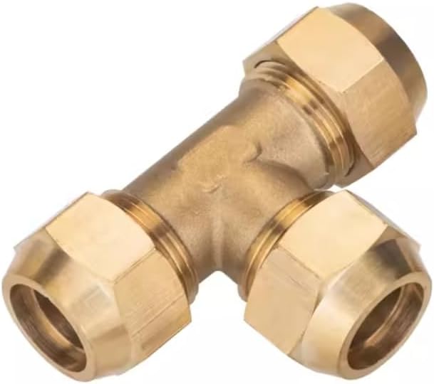 Brass Air Conditioner Tee(1I4 SAE)