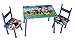 Produktbild Fun House 712535 pat' Patrouille Set Tisch mit Zwei Stühlen für Kinder MDF blau 60 x 40 x 44 cm