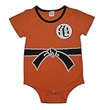 unisex mameluco pelele bodie bebé disfraz anime tipo manga goku krilin bodie de mucha calidad manga corta unisex para niño o niña original regalo 100% algodón talla 90