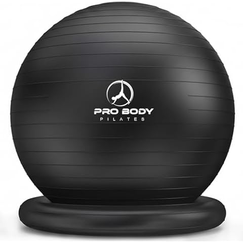 ProBody Pilates Exercise Ball Chair with Base Cover