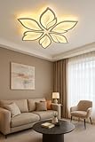 blissbells 5 Lights Arc Flower Ceiling LED Chandelier Lamp 3 Color Changing Light