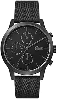 Lacoste Męski 2010997 Zegarek na Rękę, Czarny, Ø 42 mm
