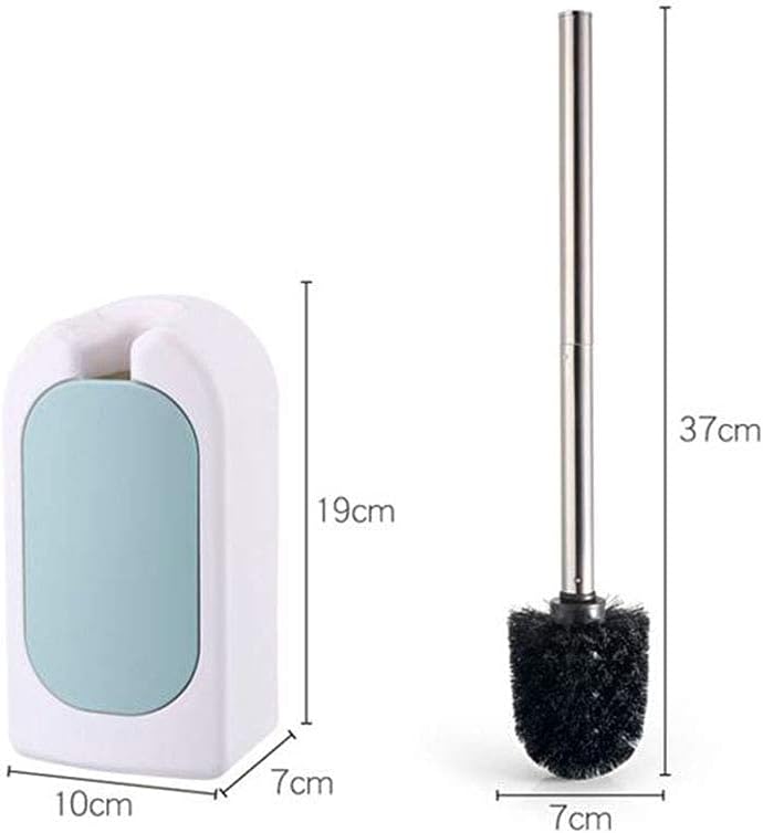 Toilet Brush,Silicone Toilet brushNon-Marking Wall-Mounted Toilet Brush Set Cleaning Brush Toilet Brush Toilet Toilet Brush Toilet Brush Holder/D