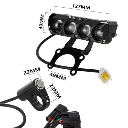 Interruptor de faro para Sting MX3 MX4 MX5 interruptor infantil estanco de moto 2