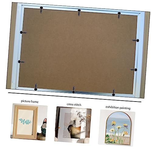Image of DOITOOL 3sets Picture Hanging Kit Small Nails Sturdy Screws Wood Frame Hanger Home Decor Accessories 200pcs*3