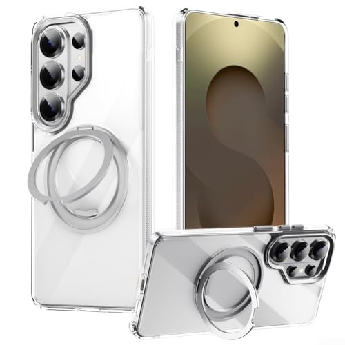Coque antidérapante Samsung S26 Ultra antichoc transparente anneau magnétique