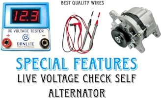 DANLITE TOOLS TECHNICIAN V311 OBD-II Bs6 Bs7 Bike Scanner Fastest Connectivity with DC Voltage Tester Wires OBD-II Scanning Cable Free Danlite Tester Fast Connectivity