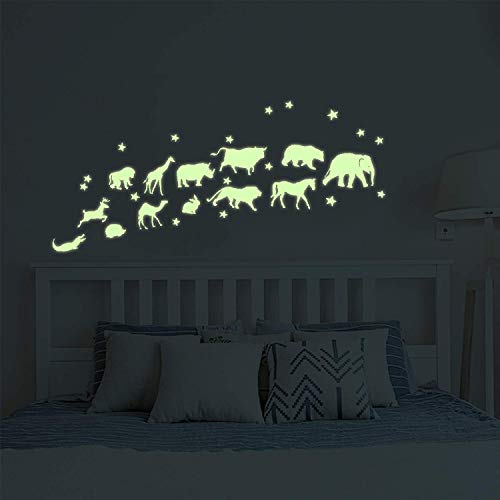 Vinilo decorativo niños animales fosforescentes BENBO miniatura 1