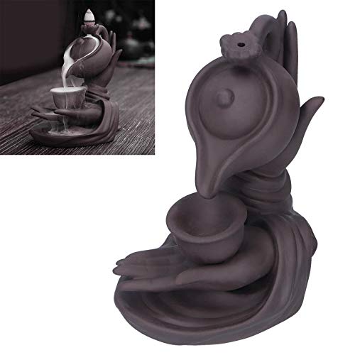 Palnik Kadzidła z Przepływem Zwrotnym, Palnik Kadzidła z Przepływem, Palnik Kadzidła z Płynącej Rzeki, Ceramiczny Uchwyt na Kadzidło, Palnik Kadzidła na Ołtarz Buddyjski,