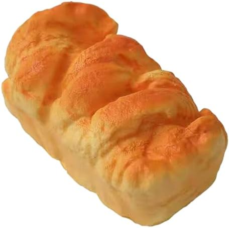 Bread Squishy Toy, Cheese Squishy, Soft Soft Novelty Toys Design, Squishy Cheese Toy for Adults & Workers, Squishies for Relieve Stress, Touch Knead Comfortably (Style B)