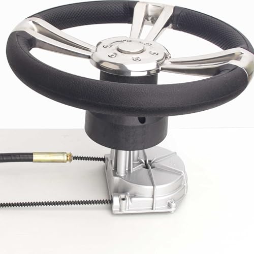 Mojiate 12/13/14/15/16/17ft Boat Steering Cable | Rotary Outboard Cable | Stainless Steel Anti-Corrosion | Compatible with Single Station Boats & NFB Helm Kits(14feet) - Thumbnail 3