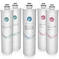 iSpring F5-CUA4 1 Year Replacement Set Ultra Filtration Water Filter, Whilte