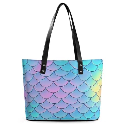 Women's Tote Bag With Zipper Casual Soft Leather Purse Fashion Handbags