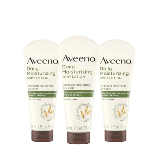 Aveeno Daily Moisturizing Oat Lotion for Dry Skin, 3 x 2.5 fl. oz