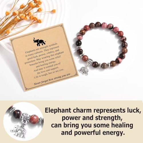 Elephant Gifts for Women Inspiration Bracelets Get Well Soon Gifts Good Luck Gifts for Her Elephant Jewelry3