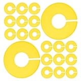Optimisation du rangement des vêtements : ces séparateurs optimisent l’utilisation de l’espace en classant clairement les vêtements par catégories, facilitant ainsi leur repérage rapide. séparateurs de vêtements ronds en plastique par taille, marqueurs pour portants