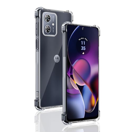 wnunbg 対応 Moto G64 ケース 専用 透明バックカバー 柔軟TPU素材 全面保護 耐衝撃 落下防止 すり傷防止 対応 Moto G64 保護ケース 米軍MIL規格 散熱加工 黄変しにくい ワイヤレス充電対応 指紋防止 用 MotoG645G ケース 薄型 軽量 携帯便利 用 モトローラ g64 5G カバー インストール 簡単 科学デザイン 精密穴位置 ‎1個の商品画像（Amazon）