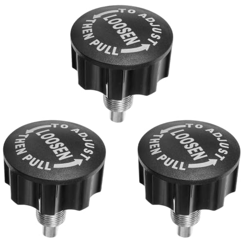 SAFIGLE 3-częściowa gałka do roweru treningowego z trzpieniem 16 mm,