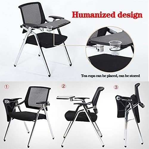 Chaise de bureau pliante avec tablette intégrée pour réviser dans un petit espace - 7