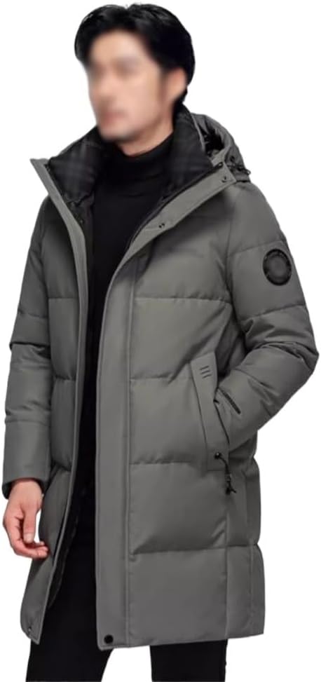 Tooling down jacket male winter thick in the long big hair collar warm pie to overcome the coat