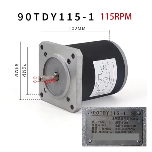 Moteur synchrone à aimant permanent 90TDY haut rendement - 3