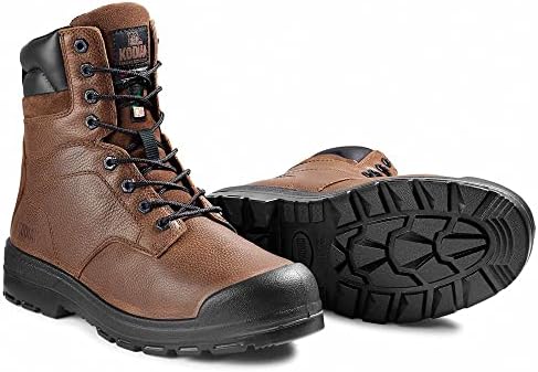 Kodiak Men's Greb 8" Steel Toe Safety Work Boot Industrial, Brown, 9.5 Wide | Image 3