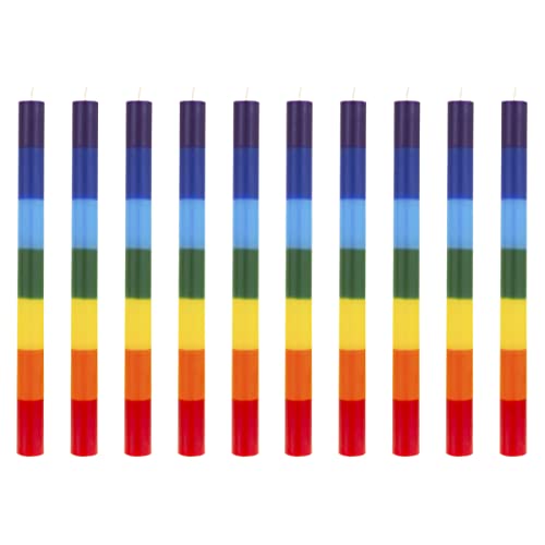 Hand-Poured Chakra Taper Candles