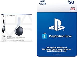 PlayStation 5 PULSE 3D Wireless Headset + PlayStation PSN Card 20 GBP Wallet Top Up | PS5/PS4 | PSN Download Code - UK account