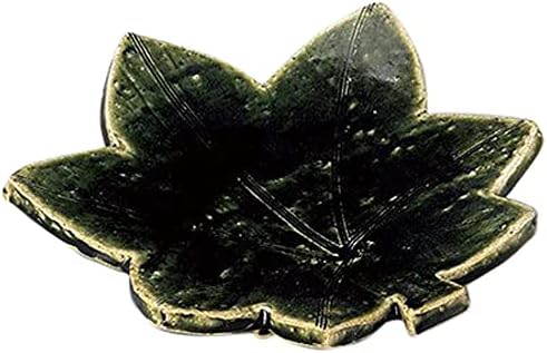 Set of 10, Appetizer Plates, Oribe Maple Dish, 7.1 x 7.3 x 1.4 inches (18 x 18.5 x 3.5 cm), Earth, Restaurant, Ryokan, Japanese Tableware, Restaurant, Commercial Use, Tableware