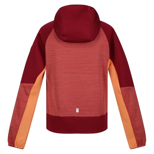 Childrens/Kids Prenton II Hooded Soft Shell Jacket (9-10 Years) (Mineral Red/Rumba Red)2