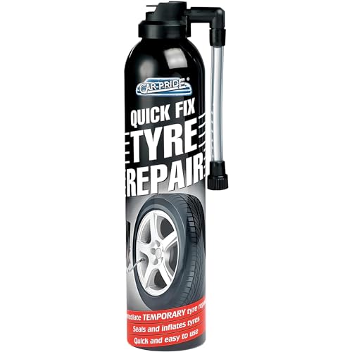 AMK® Car Pride Quick Fix Emergency Flat Tyre Inflate Puncture Repair Kit 300ml Foam Auto Sealant Inflator Spray