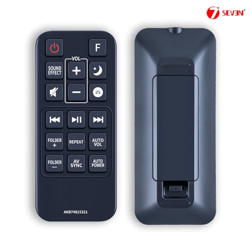 Image of 7SEVEN Compatible for Lg Soundbar Remote Control Original AKB74815321 Model Match Exactly Key by Key to Replicate Performance as Like Genuine Control