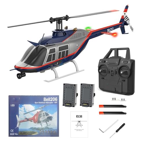 WDDSPSH RC Helicopter No Ailerons 4CH 6-Axis Gyroscope Altitude Hovering Optical Flow Localization...