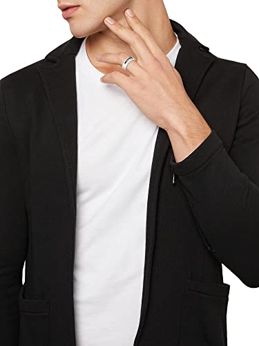 Bague CERAMIC BRICK Breil anneau acier homme taille 21 noir