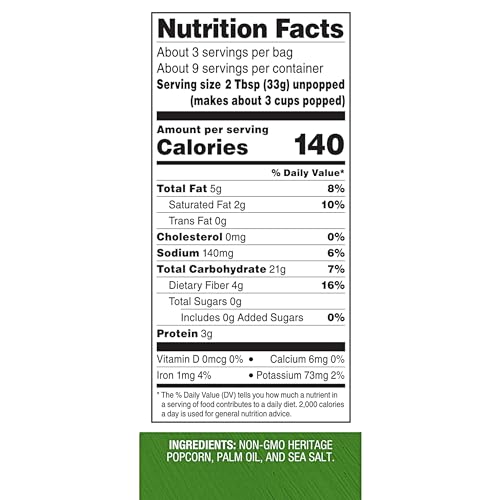 Black Jewell Gourmet Microwave Popcorn, Healthy Popcorn Snack, Natural, 10.5 Ounces (Pack of 3)